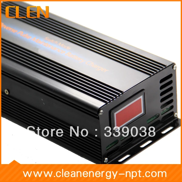 36V/48V 10A voltage switchable battery charger has Dual Power Management System