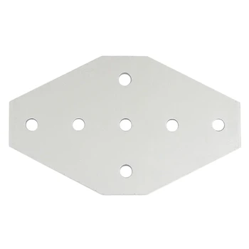 

7 Hole Cross Joining Plate 100x60x4Mm Aluminum Profile Accessories For V-Slot/T-Slot Rail