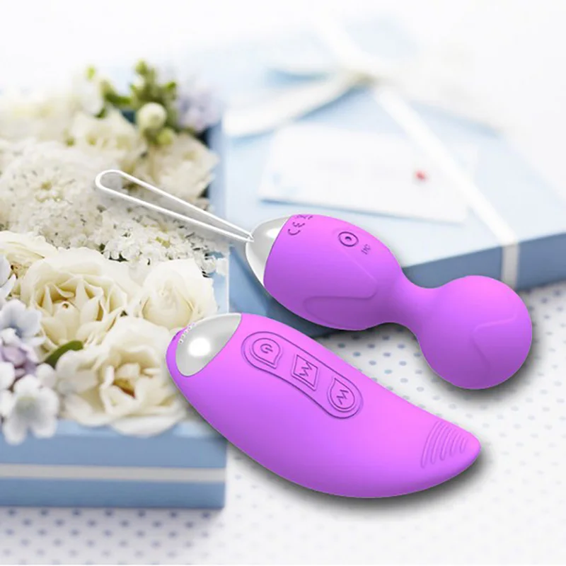 Silicone vibrating eggs wireless vaginal ball (10)