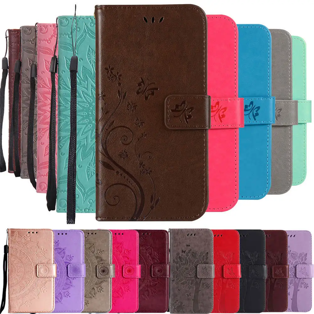 

Fone Capa for Huawei Y9 2019 JKM-L21 Magnetic Flip case y9 2019 JKM-L22 JKM-L23 Embossed Pattern Leather Wallet Stand Cover Case
