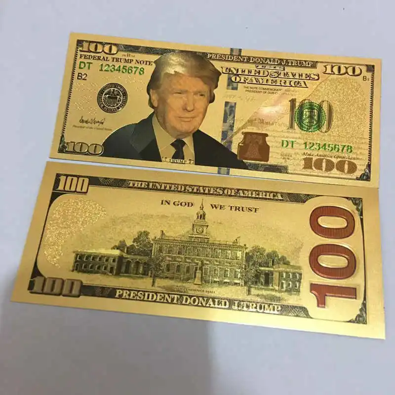 Оптовая продажа коллекции банкнот с изображением президента Дональда Трампа из