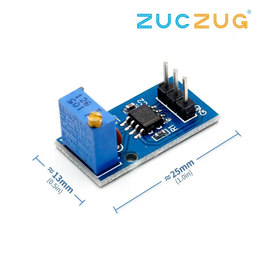 

DC 5V 12V NE555 Adjustable Resistance Frequency Pulse Generator Module Single Channel Output for Arduino Smart Car