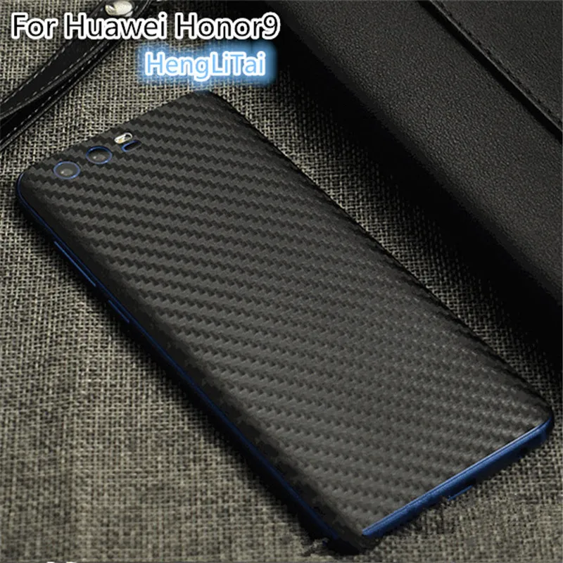 1/3/10 pcs New 3D Carbon Fiber Skins Protective Film Skin Wrap Cellphone back paste Sticker For Huawei Honor 9 |