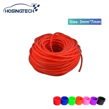 

HOSINGTECH-3mm Vacuum Silicone Hose Intercooler Coupler Pipe Turbo Red 50M