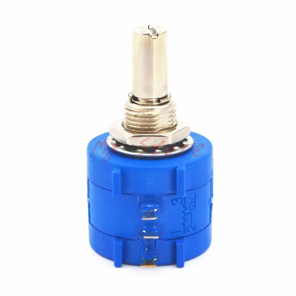 sourcing map 22K Ohm Potentiometer PAots Adjustable Resistors Wire Wound Multi Turn Precision 2pcs