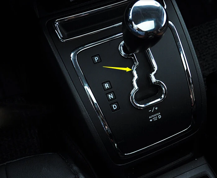 

2011-2015 For Jeep Patriot Interior Accessories Trim Centre Gear Box Cover Frame Chrome ABS
