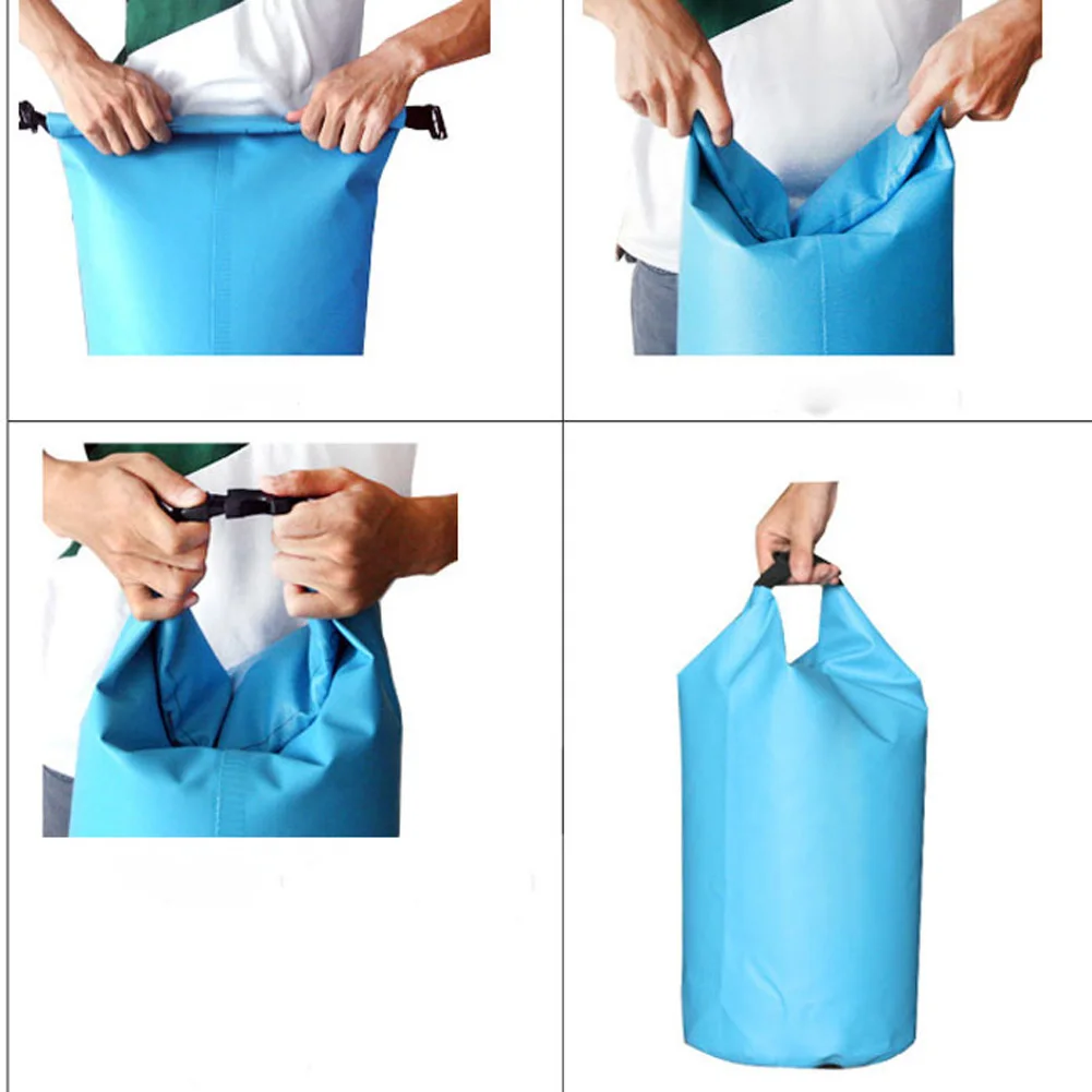 8л открытый плавательный водонепроницаемый мешок сухой мешок хранения кемпинг рафтинг хранения сухой мешок с дорожные наборы регулируемый ремень крюк 4 вида цветов