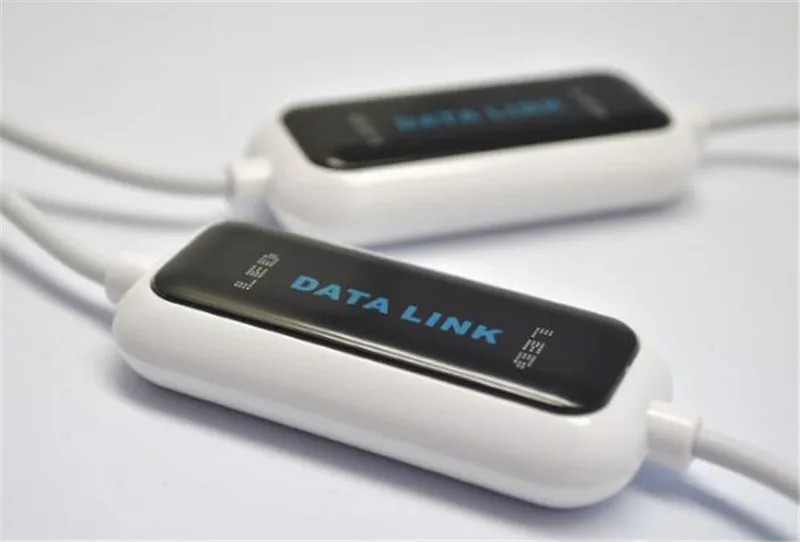 USB 2,0 высокоскоростной ПК к ПК онлайн Share Sync Link чистая прямая передача данных файл мост для передачи светодиодный кабель легко копировать между 2 компьютером