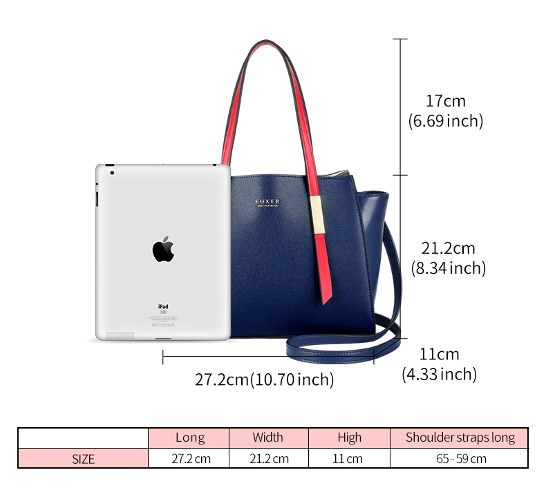 Foxer marca novo design feminino estilo occident