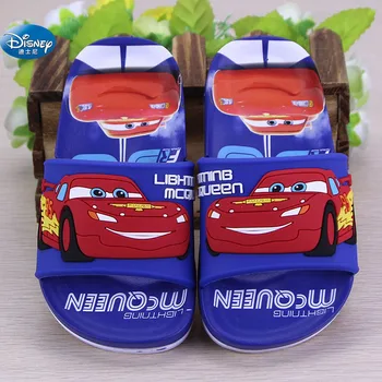 

2018 summer new children's sandals Disney cartoon car baby flat-bottomed home floor drag 24-29