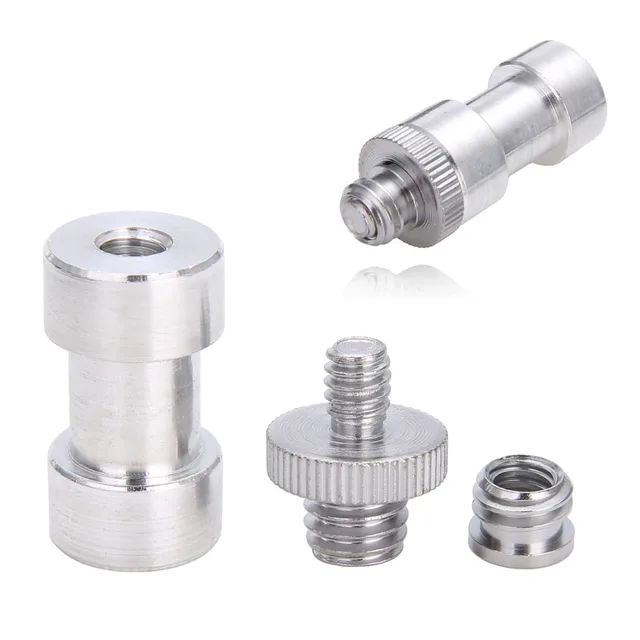 Mayitr 1pc Male To Female Screw Adapter 1/4" 3/8" Mount Set Thread