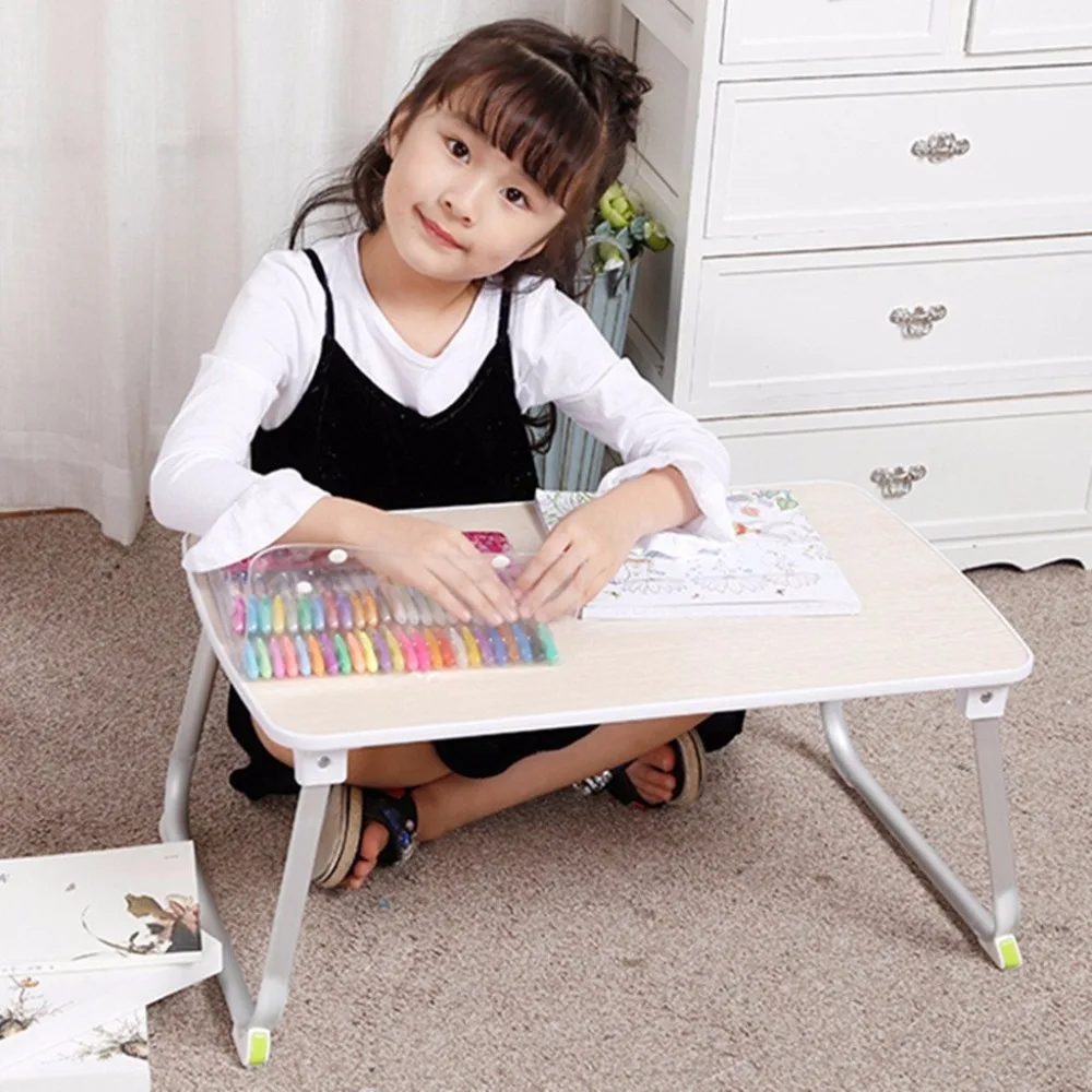 

SUPER STABLE Laptop Bed Desk, Lightweight Dorm Floor Table, Foldable Breakfast Tray , Portable Standing Desk, Notebook Stand