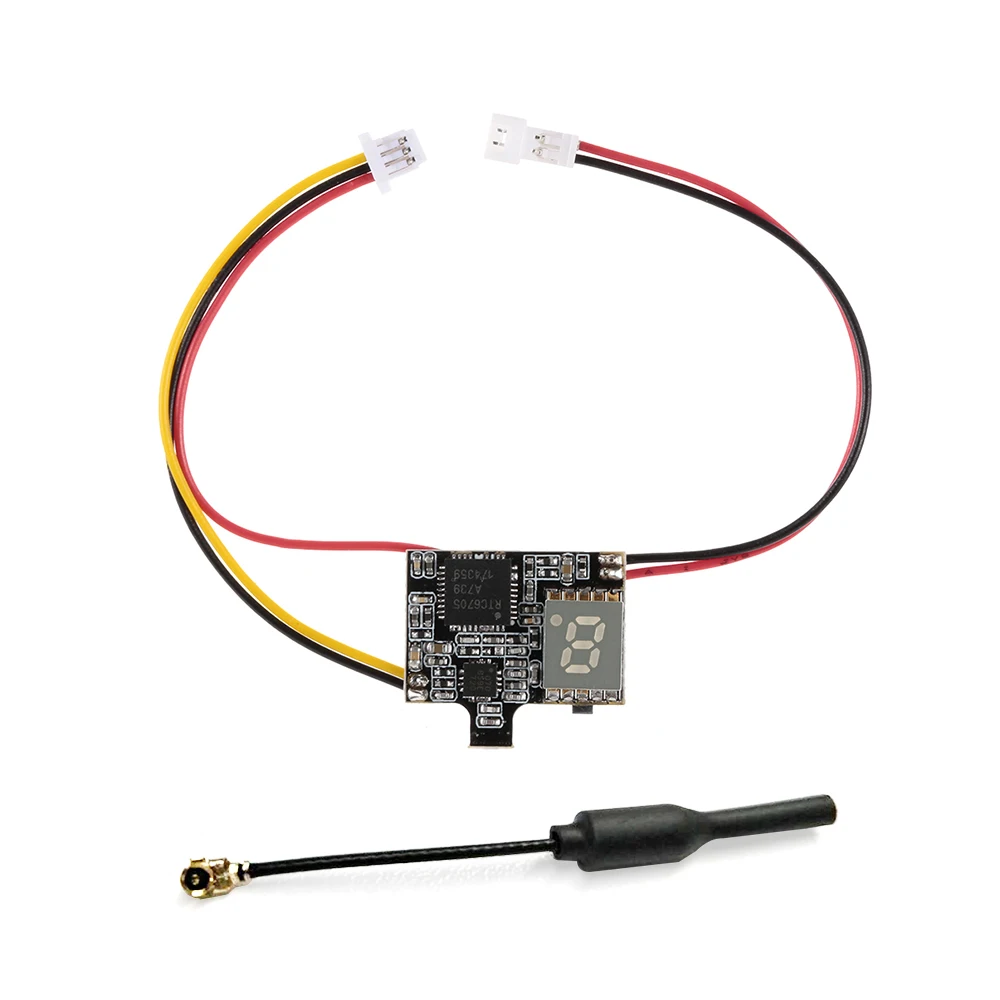 

VTX03 Super Mini 5.8G 72CH 0/25mW/50mw/200mW Switchable FPV Transmitter for RC Micro Racing Drone Qaudcopter