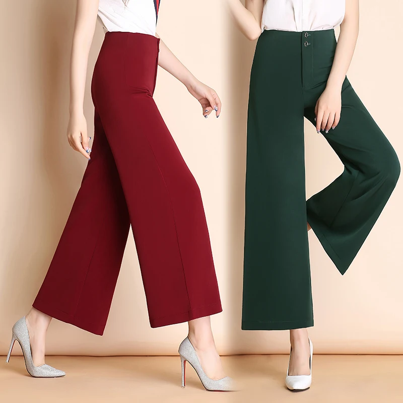 high waisted culotte pants