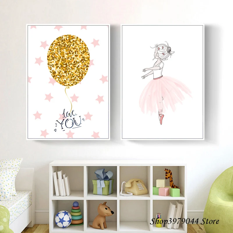 prints for baby girl room
