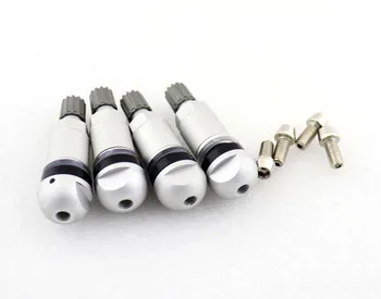 

4 pcs Alloy TPMS Tire Pressure Monitoring System Tire Valve for Audi VW