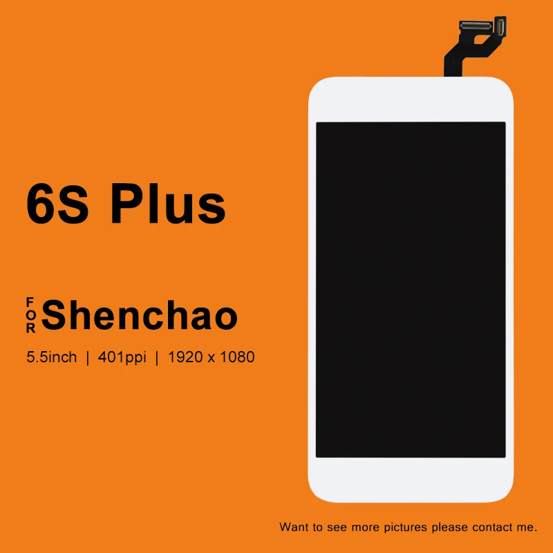 

5PCS For iphone 6S Plus LCD Display For ShenChao Quality Touch Screen With Digitizer With 3D Touch Assembly For iphone 6S Plus