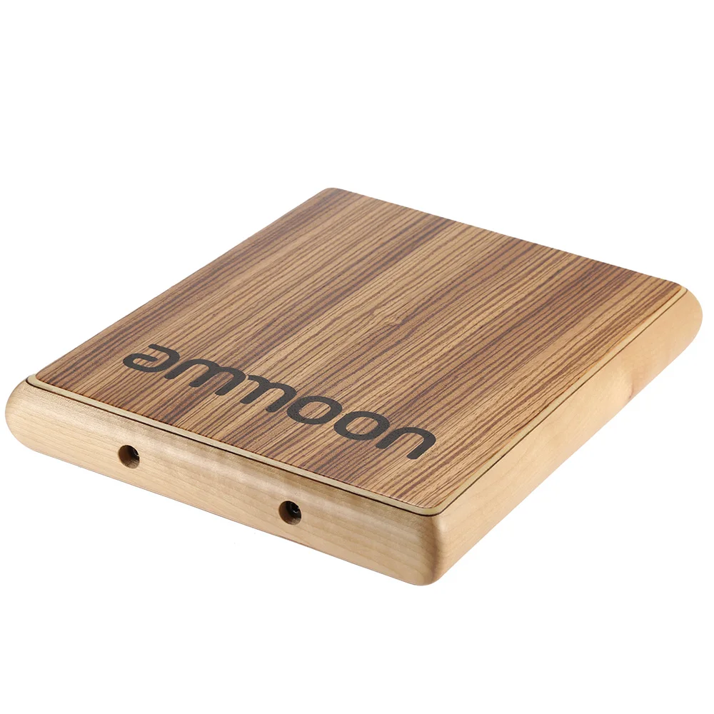 Ammoon Compact Travel Cajon плоский ручной барабан инструмент для уговора подходит для ритм чувство практики