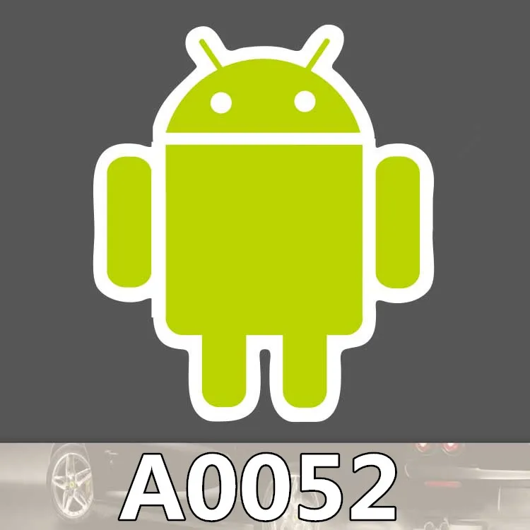 Android логотип наклейка s для детей DIY граффити багаж ноутбук скейтборд мотоцикл телефон водонепроницаемый ПВХ автомобильная наклейка «Доберман» - Цвет: A0052