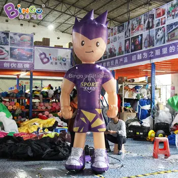 

Custom made 3m tall inflatable soccer player / 10 feet height inflatable football player toys
