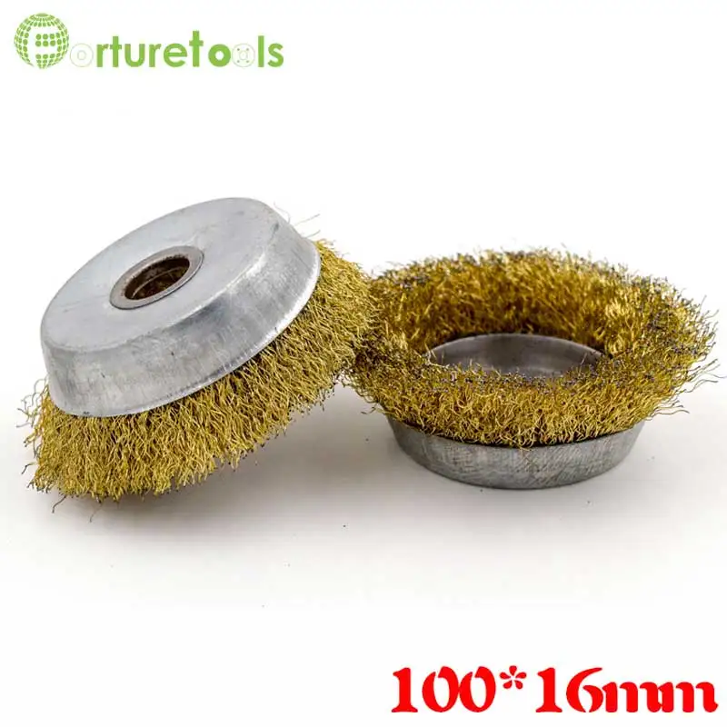 10pcs wire brush for metal rust removal Diameter 85mm hole 16mm angle grinder polishing tools accessories QT019 angle-grinder-discs-for-metal