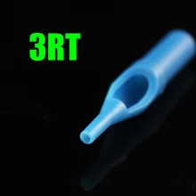 OPHIR 50 шт./лот круглый наконечник татуировки одноразовая насадка наконечник 3RT blue_TA031(3R)-50x