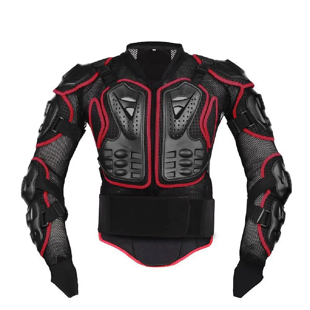 Мотоцикл Защитный чехол жилет Break-resistant Weave костюм Открытый Райдер спортивный Грудь протектор спортивный защитный - Цвет: Red