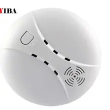 SmartYIBA с питанием от батареи 433 МГц EV1527 Беспроводной датчик дыма детектор сигнализации работает с Sonoff RF мост для системы сигнализации