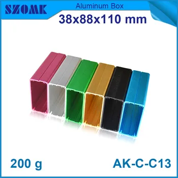 

10pcs/lot top sales aluminum housing case with powder coating switch box for LED control 38*88*110mm