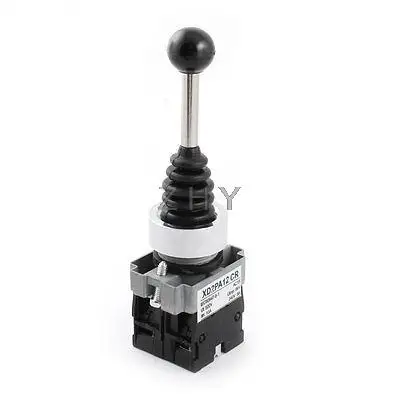 Interruptor de Gatilho ac 600 v 10a 22mm Dpst 2no 3 Joystick Posição Auto bloqueio
