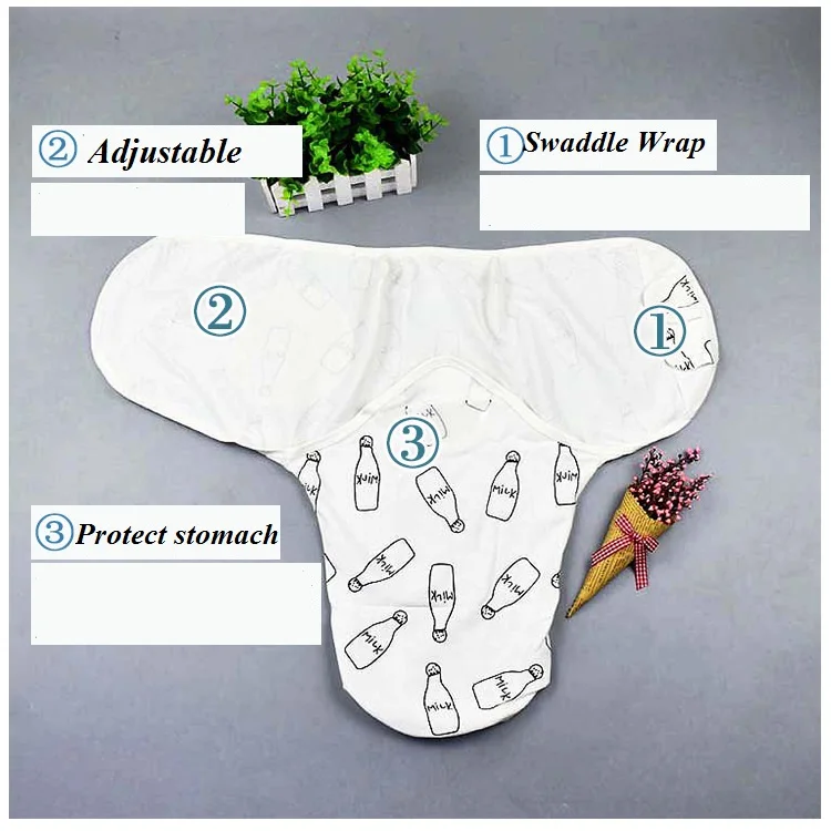 Пеленальный Конверт для новорожденных из чистого хлопка; спальный мешок для новорожденных; Детские спальные мешки; дышащая пеленка для новорожденных до 6 месяцев