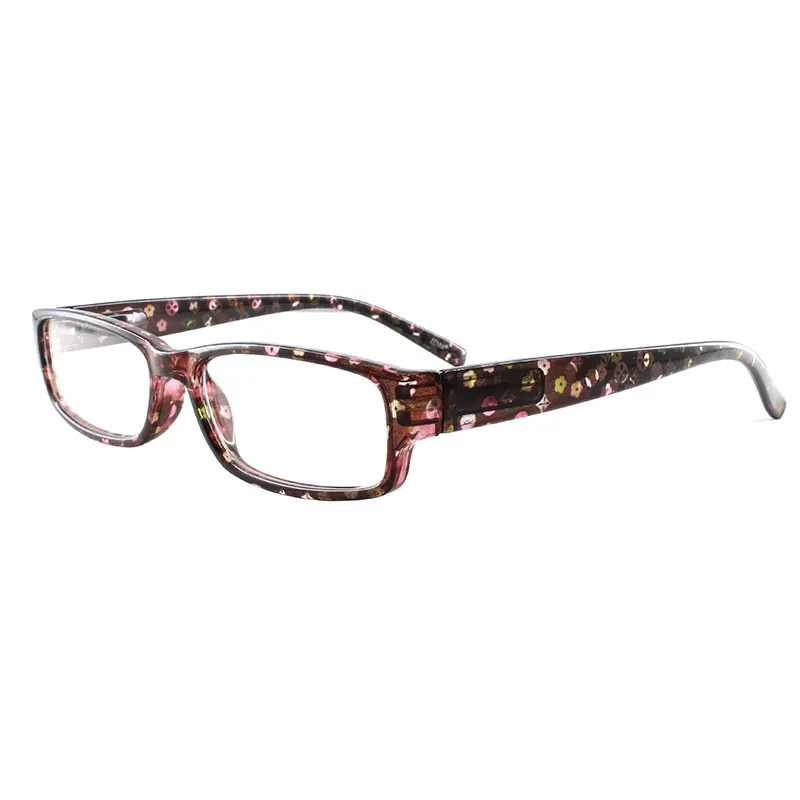 Gmei оптический стильный из ацетатной ткани, в форме цветка шаблон полный обод очки оправы для женщин по рецепту очки T8121 - Цвет оправы: As Show