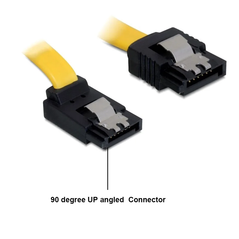 Кабель для передачи данных SATA3 SATA 3 0 SATAIII жесткий диск с защелкой 18 дюймов прямой и