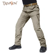TACVASEN тактические брюки водонепроницаемые брюки карго армейские военные брюки мужские камуфляжные охотничьи брюки походные брюки