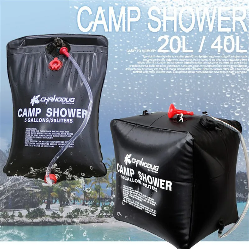 Outdoor Shower Bag Portable Thickening Solar Hot Water Outdoor Shower Bag Portable Thickening Solar Hot Water Bottle 20l Bath Sun In Tools From Sports Entertainment On