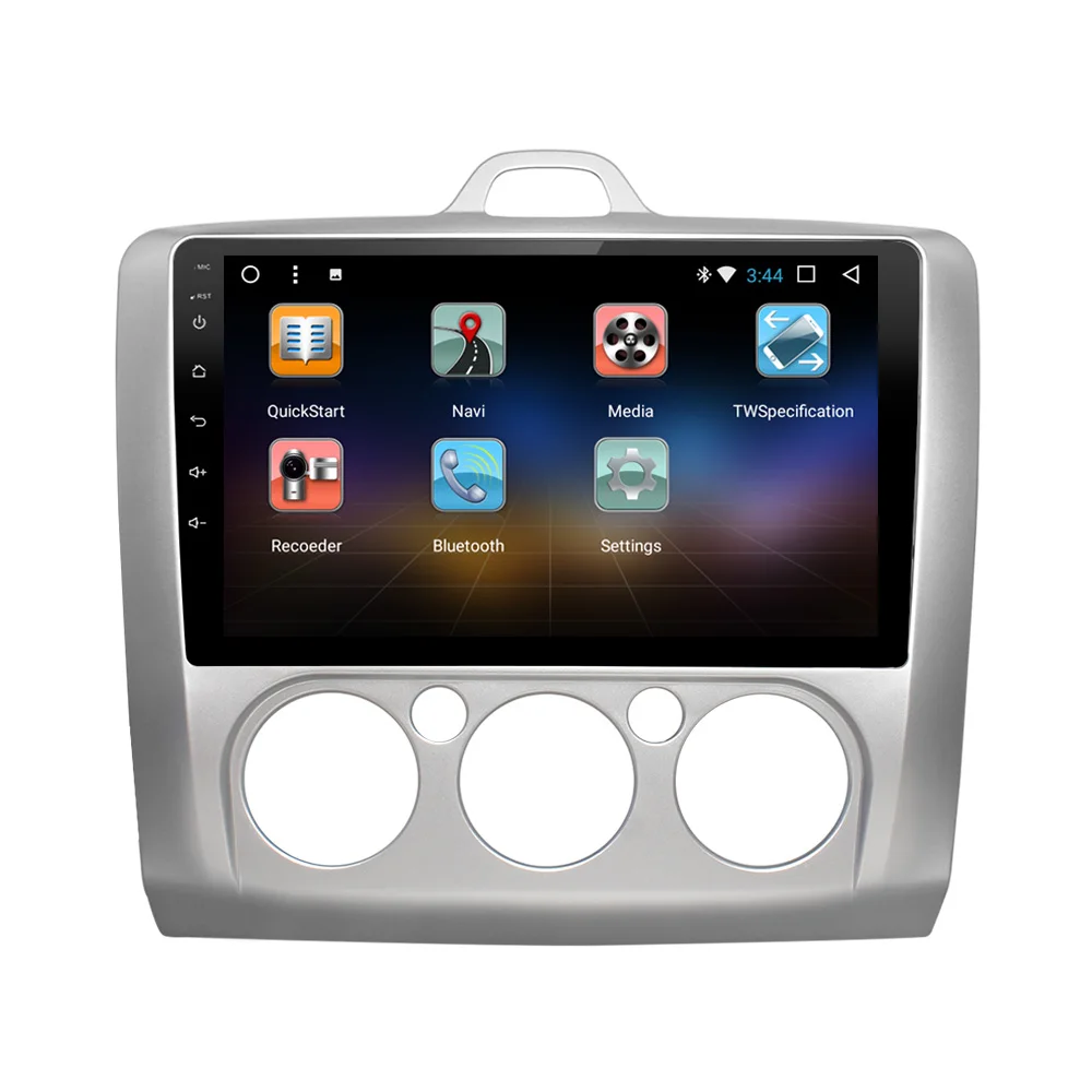 Discount JIUYIN Android 8.1 Car DVD Multimedia Player GPS For ford focus 2 3 2006 2007 2008 2009 2010 2011 audio car radio 4