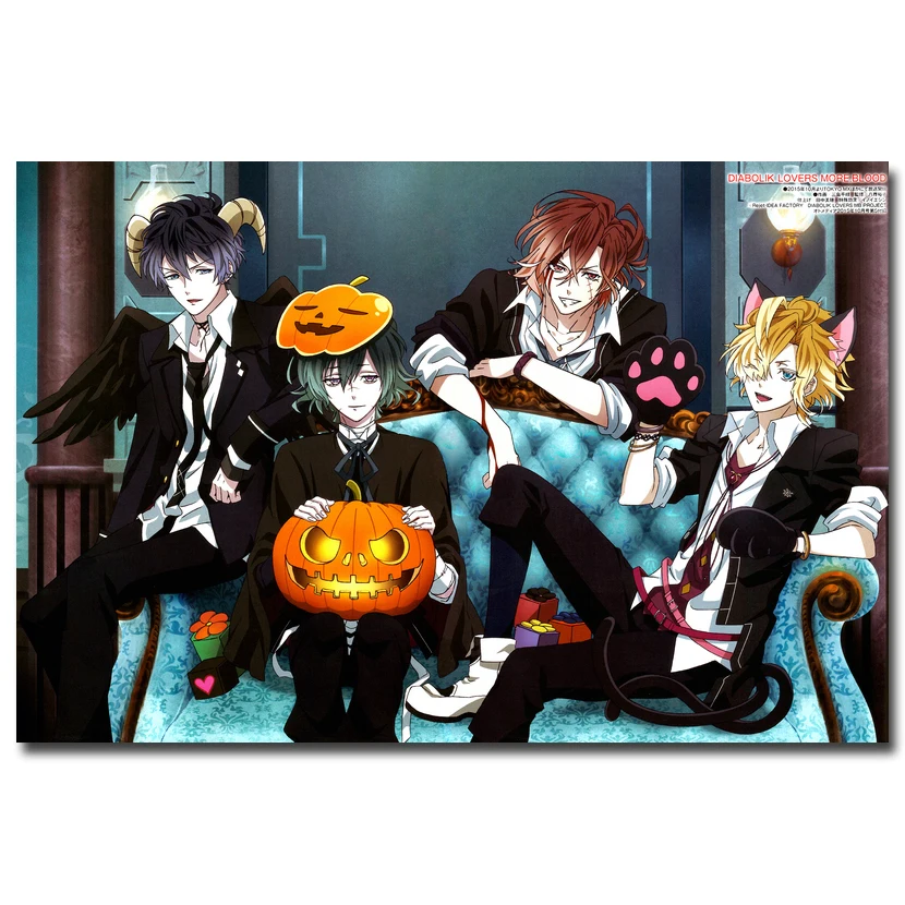 

DIABOLIK LOVERS Art Silk Poster Print 13x20 24x36 inches Komori Yui Japan Anime Pictures for Living Room Decor 028