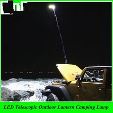 Автомобиль мигающий атмосферу автомобиль-Стайлинг светодиодный телескопический Открытый Фонарь Кемпинг лампа легкая ночная рыбалка дорожная путешествие с радиочастотным контроллером