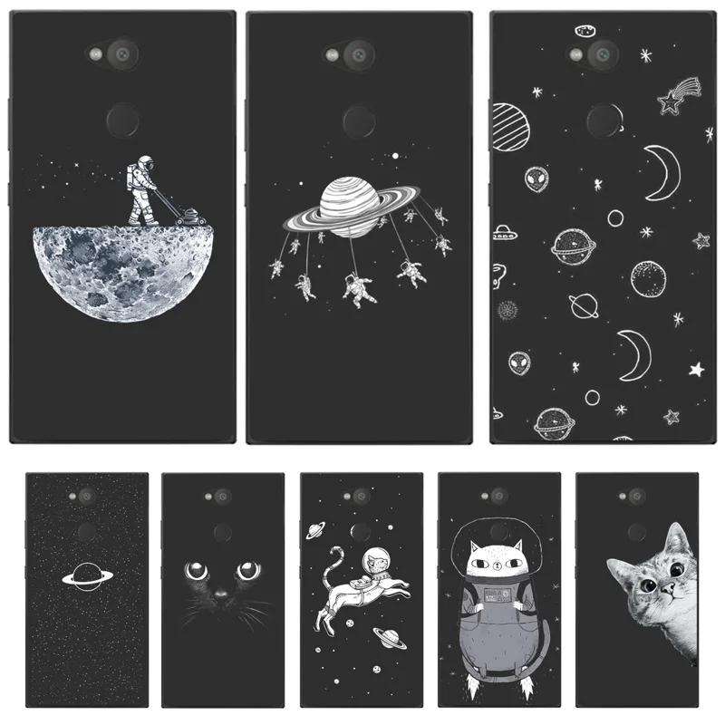 

PENSEN Soft TPU For Sony Xperria L2 Case Cover Matte Painting Cases Cute Cat Coque For Sony Xperia L2 Dual H3311 H3321