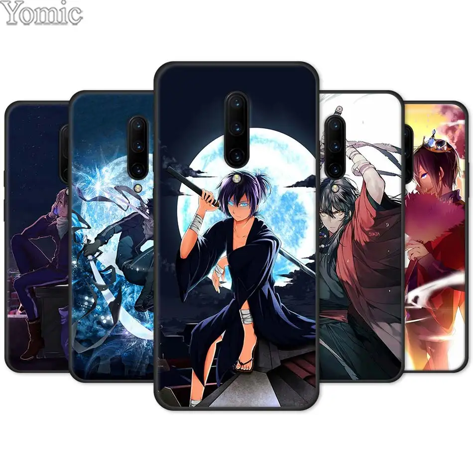 

Anime Yukine Noragami Black Case for Oneplus 7 7 Pro 6 6T 5T Silicone Phone Case for Oneplus 7 7Pro Soft TPU Cover Shell