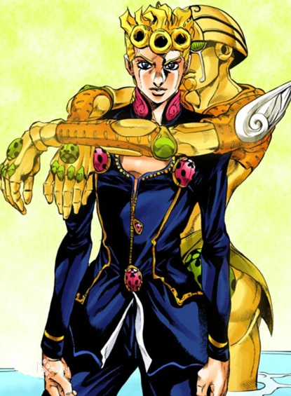 Аниме JOJO JoJo странное приключение Золотой ветер giovno Giovanna серьги подвески для