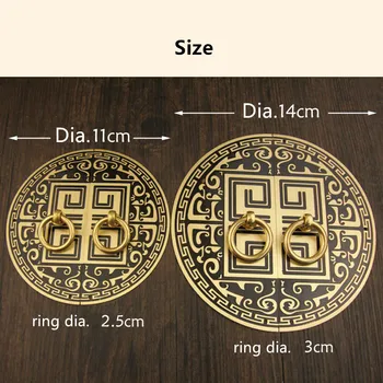 

Bronze Vintage Brass Handle European Flower Door Pull Handles Cabinet Dresser Drawer Knobs Handle,11cm,14cm,1Set