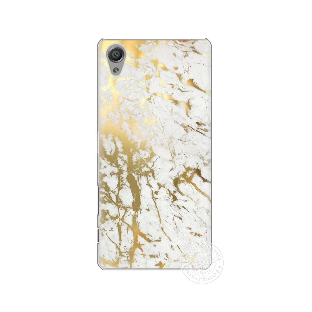 HAMEINUO золотой мраморный чехол для телефона sony xperia C6 XA1 XA ULTRA X XP L1 compact XR/XZ/XZS PREMIUM|case for