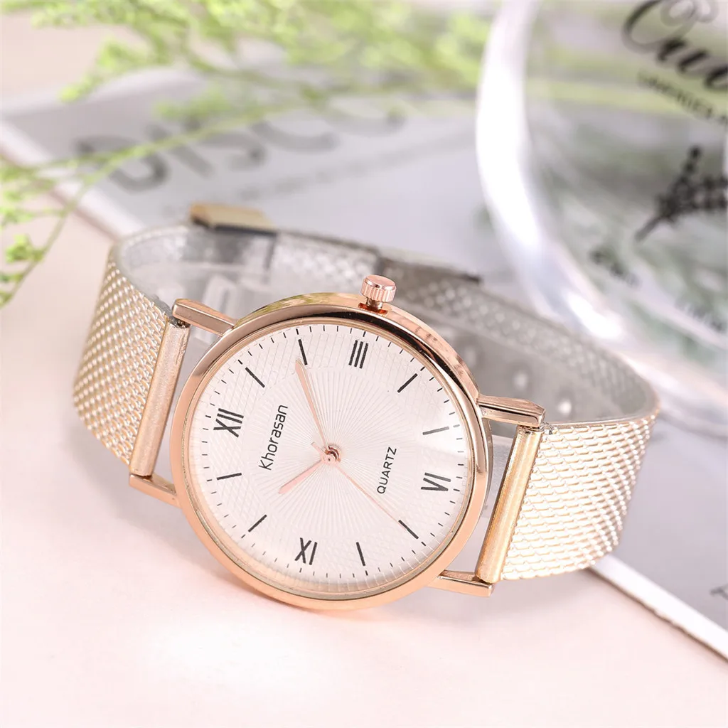 Khorasan модные повседневные Брендовые женские и мужские часы с пластиковым ремешком простые римские весы женские кварцевые наручные часы bayan kol saati