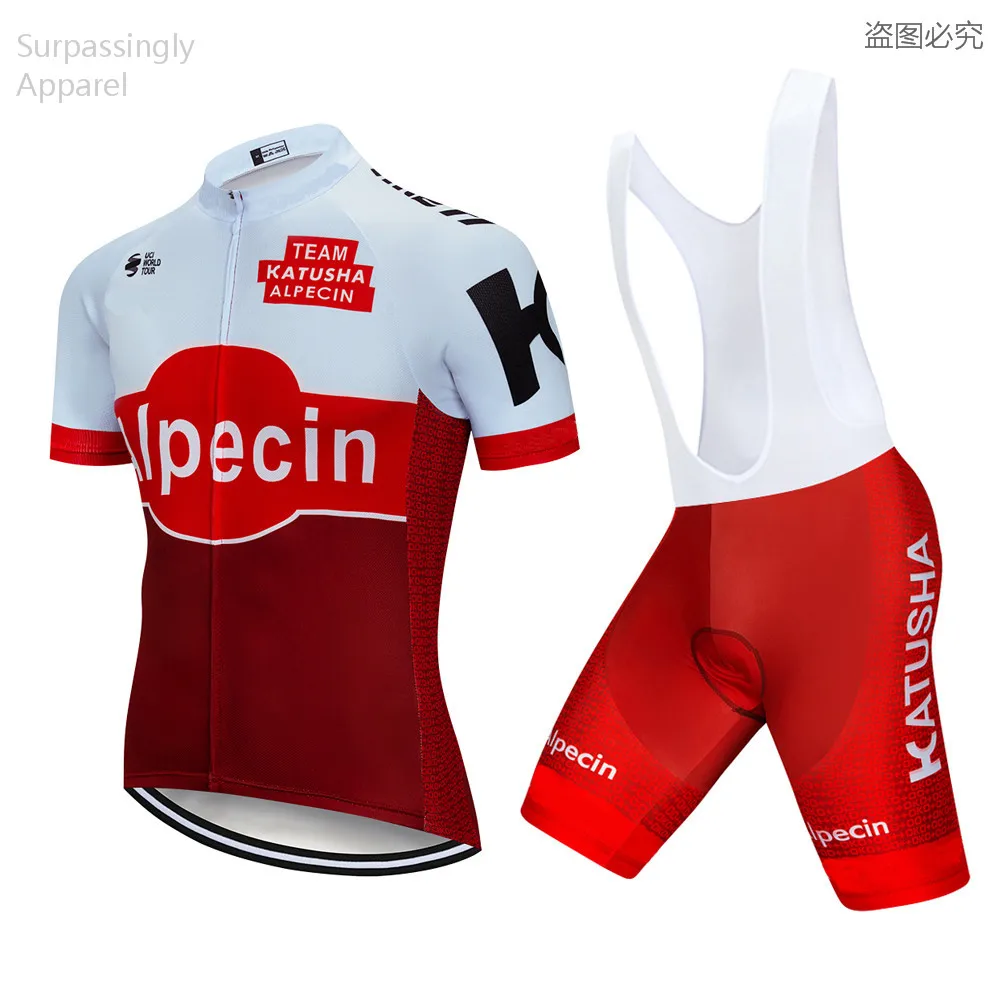 

2019 Pro Teams KATUSHA Short Sleeve Cycling Jersey Clothing Set Suit 9d Gel Pad Quick Dry MTB Road Bicycling Racing Outdoor