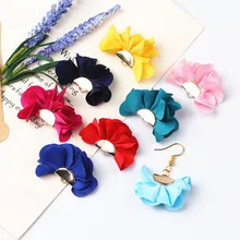 100 pcs Misto de Cor Pano Suprimentos Borlas Borla Flor Pingentes Encantos Para Colar Pulseira Fazendo Acessórios Brinco