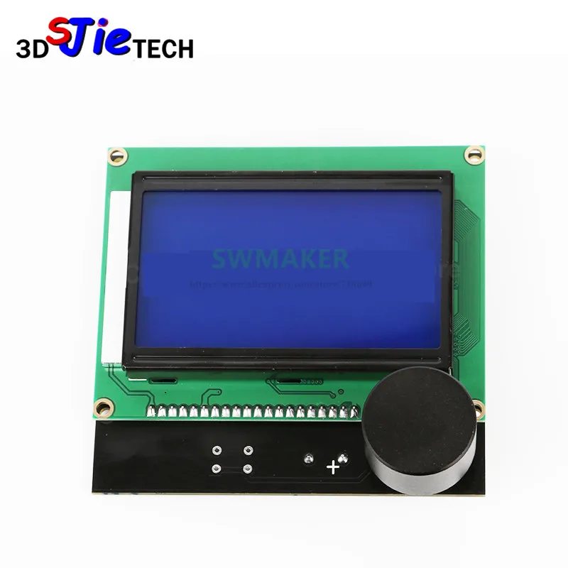 1 шт. CREALITY 3D части принтера контроллер RAMPS 4 LCD 12864 панель управления синий экран для