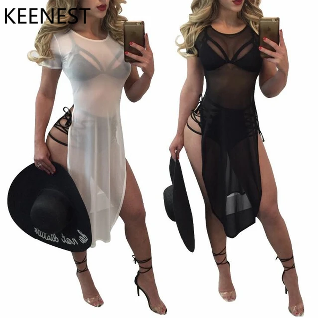 Best Offers KEENEST Bikini Perspective Cover-up Women Sexy Covers Up Swimsuit Beach Wear S-XXL 3167 Best Offers KEENEST Bikini Perspective Cover-up Women Sexy Covers Up Swimsuit Beach Wear S-XXL 3167