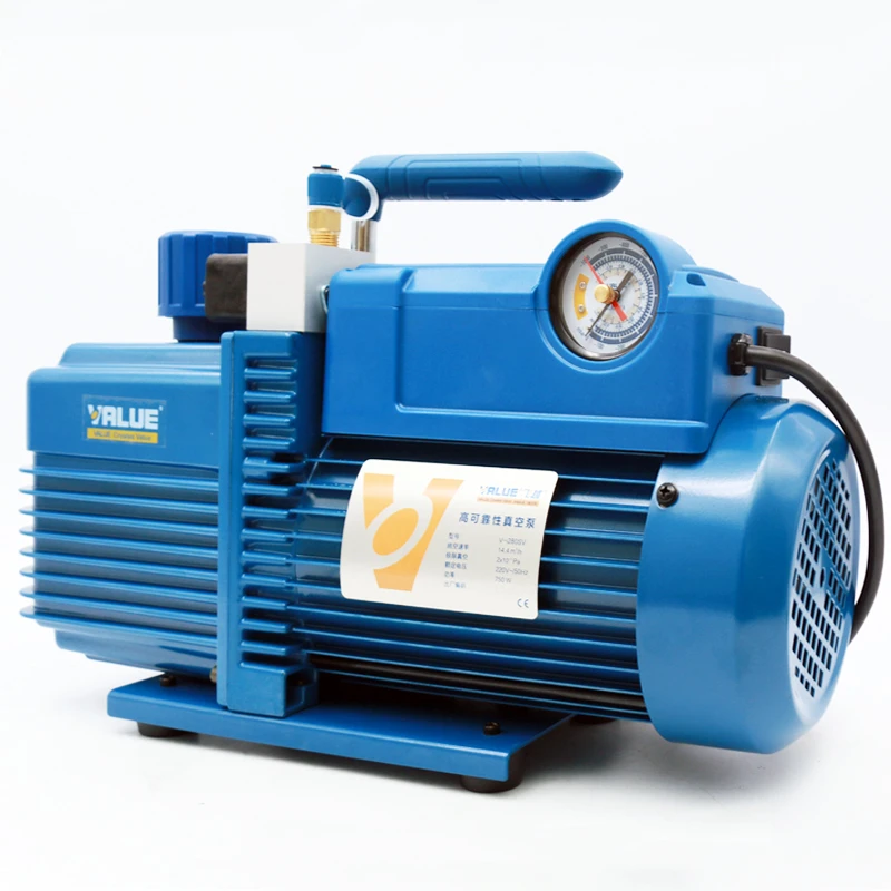 220V 750W V I280SV Bipolar Refrigerant Vacuum Pump 14.4M3 /H Screen Bonding Dual Stage Vacuum