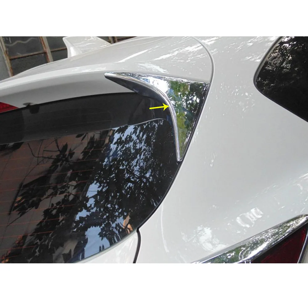 Для Mazda CX 5 CX5 2013 2014 2015 2016 популярный автомобильный хромированный задний спойлер из